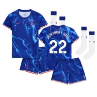 Chelsea Kiernan Dewsbury-Hall #22 Fußballbekleidung Heimtrikot Kinder 2024-25 Kurzarm (+ kurze hosen)